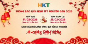 THÔNG BÁO NGHỈ TẾT ÂM LỊCH 2026